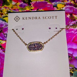 Kendra Scott Elisa Multi Drusy Pendant